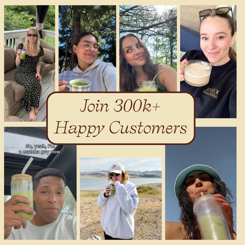 Clevr Blends Organic Matcha Green Tea Latte, Instant Ceremonial Grade, Superfood Powder Blend with Oat Milk, Lions Mane, Reishi Mushroom, Coconut Cream, Ashwagandha, Serve Hot or Iced, (14 Lattes) - Image 5