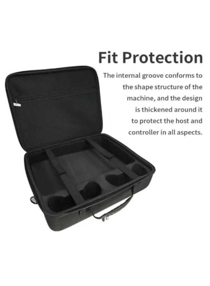 BEILINGDUN Protective Travel Bag for PS5 Slim Console Controller (Black)  - Image 2