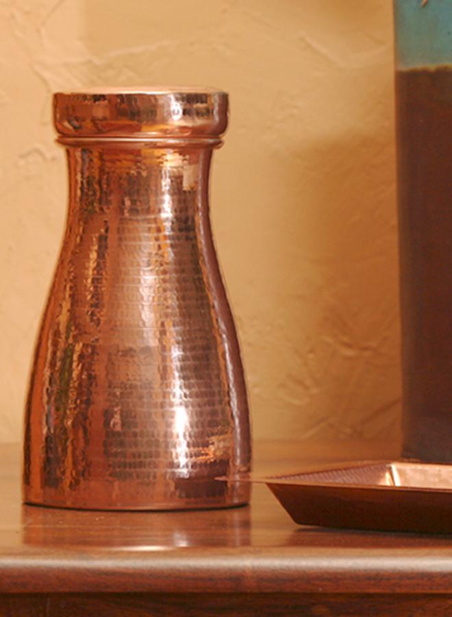 Curate Home Copper Water Carafe and Glass - Image 1
