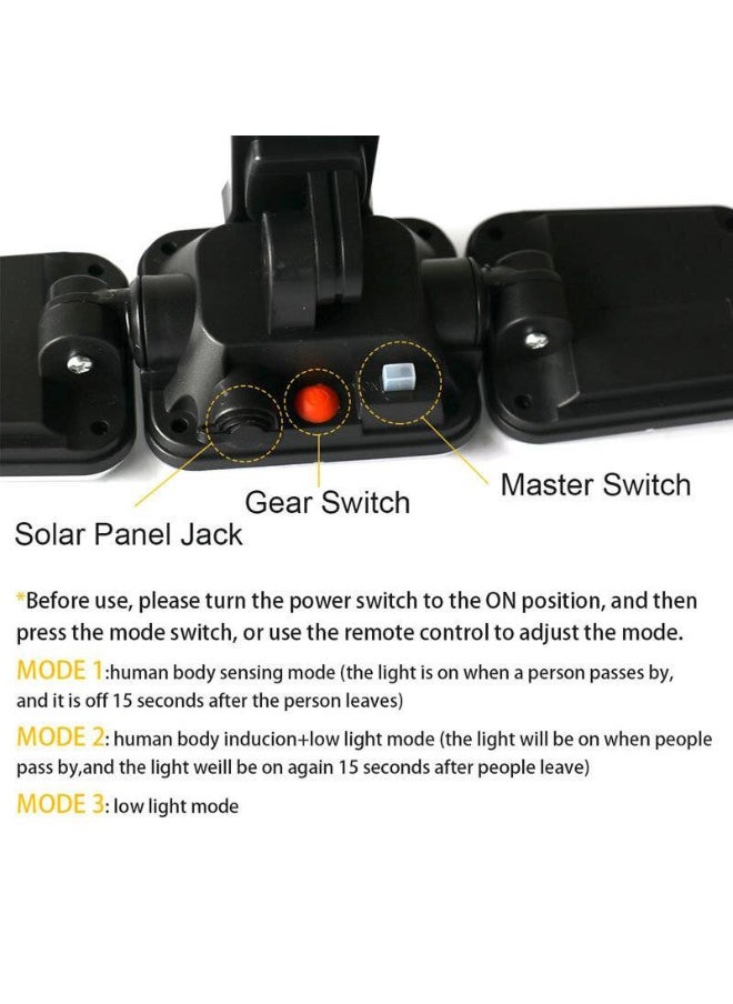 Generic - LED Solar Light,Flood Light,138 LED Solar Light Outside with Motion Detector Ip65 Waterproof 270 Lighting Angle Solar Wall Light for Garden - Image 1
