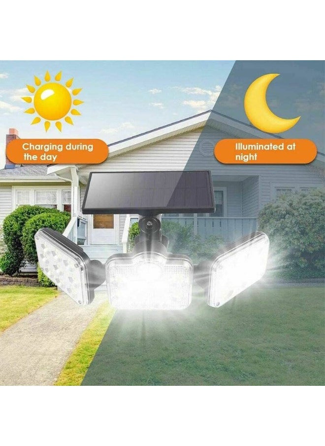 Generic - LED Solar Light,Flood Light,138 LED Solar Light Outside with Motion Detector Ip65 Waterproof 270 Lighting Angle Solar Wall Light for Garden - Image 1