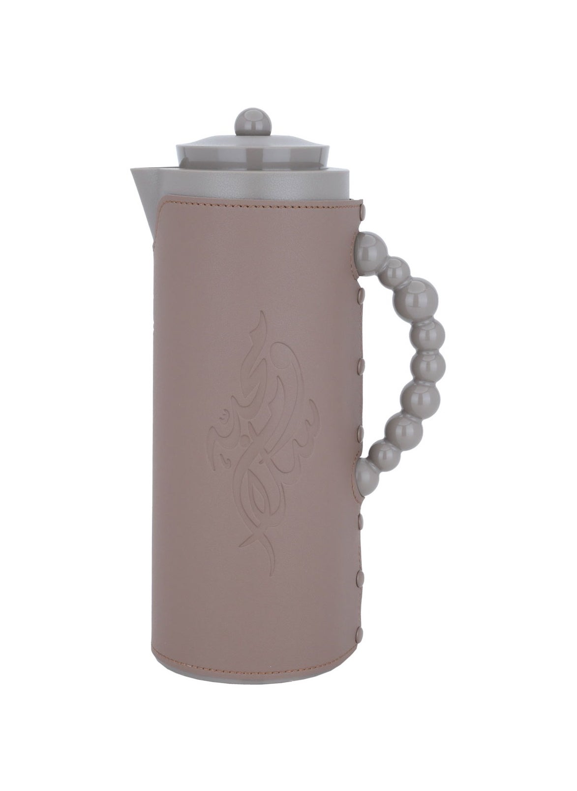 Alsaif Gallery Leather Cappuccino Thermos 1 Liter 