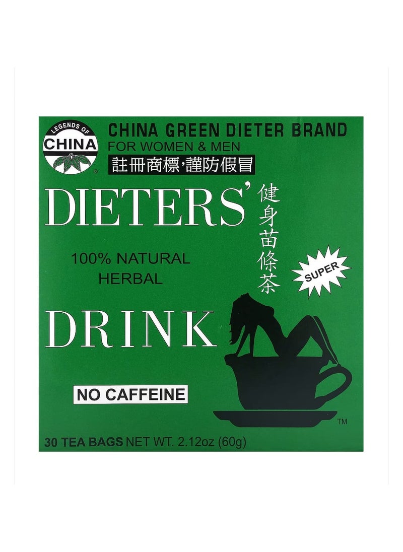 Uncle Lee's Tea Uncle Lee's Tea Dieter's 100% Natural Herbal Drink No Caffeine 30 Tea Bags 2.12 oz (60 g)  - Image 1