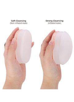 Adando Adando Silicone Face Scrubber Manual Facial Cleansing Brush Facial Cleansing Exfoliating Brush for Women and Men Waterproof Cleansing Brush Skin Face Massager  for Cleansing and Exfoliating  - Image 3