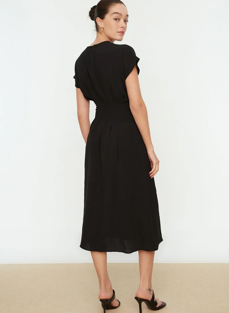 trendyol Pleated Waist Dress