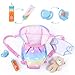 BABESIDE Baby Doll Accessories Doll Carrier with Magic Bottle Dolls Diaper Doll Teddy Pacifier Baby Dolls Accessories Set for 1215 Inch Dolls Pretend Play Gift for Girls Boys Ages 3 - Image 2
