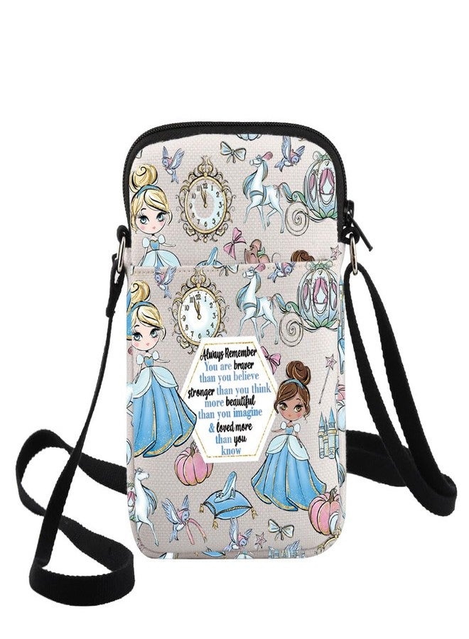 G2TUP Magical Princess Crossbody Bag Scullery Maid Gifts You Are Beautiful Than You Know Fairy-tale Heroine Shoulder Bag (Cin Princess CB) - Image 1