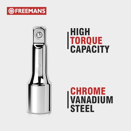 FREEMANS 1/2" Drive Socket Extension Bar - 75mm With CR-V Steel with Mirror Finish | Heavy Duty Socket Extension & Triple Chrome Plated Tool Use For Home & Industrial - Image 5