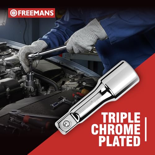 FREEMANS 1/2" Drive Socket Extension Bar - 75mm With CR-V Steel with Mirror Finish | Heavy Duty Socket Extension & Triple Chrome Plated Tool Use For Home & Industrial - Image 4