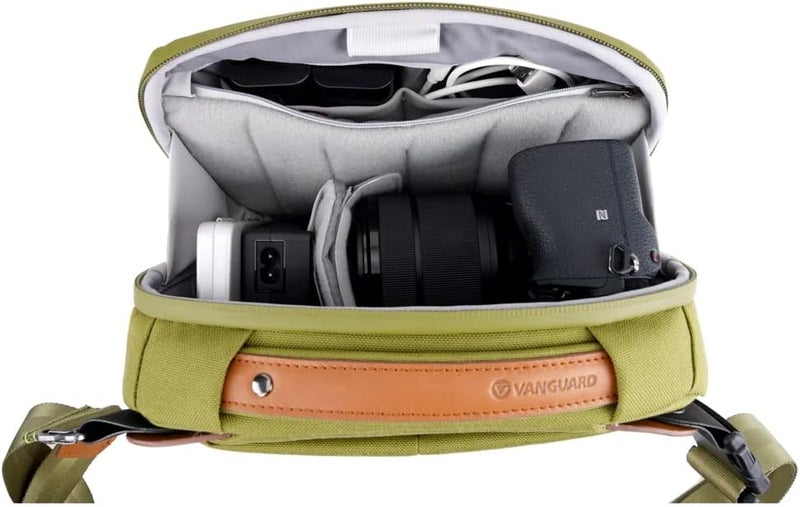 VANGUARD VEO CITY CB24 GR Crossbody Camera Bag - Green - Image 5