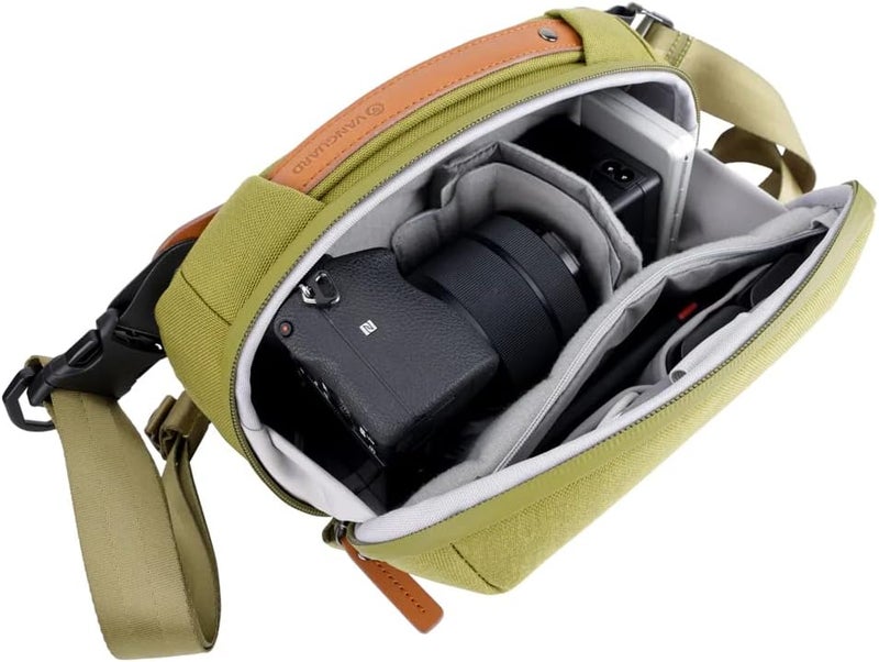 VANGUARD VEO CITY CB24 GR Crossbody Camera Bag - Green - Image 4