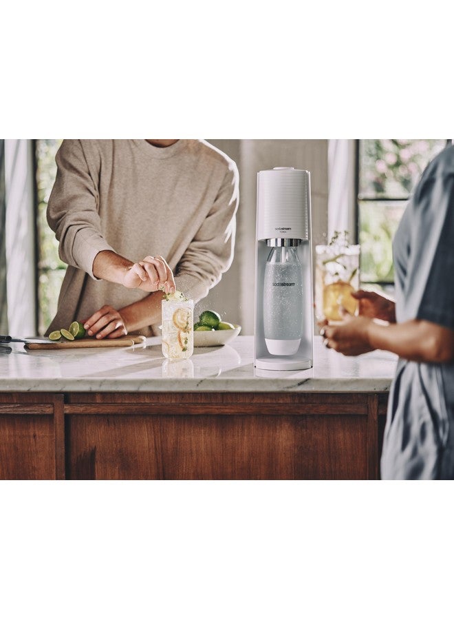 sodastream - Carbonating Bottles | Store even more fizzy drink favorites in your fridge | Dishwasher Safe | Slim Design: Fits in most car cup holders | 34 Fl Oz | Pack of 2 | White - Image 3