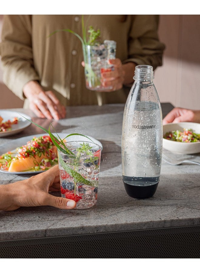 sodastream - Carbonating Bottles | Store even more fizzy drink favorites in your fridge | Dishwasher Safe | Slim Design: Fits in most car cup holders | 34 Fl Oz | Pack of 2 | White - Image 5