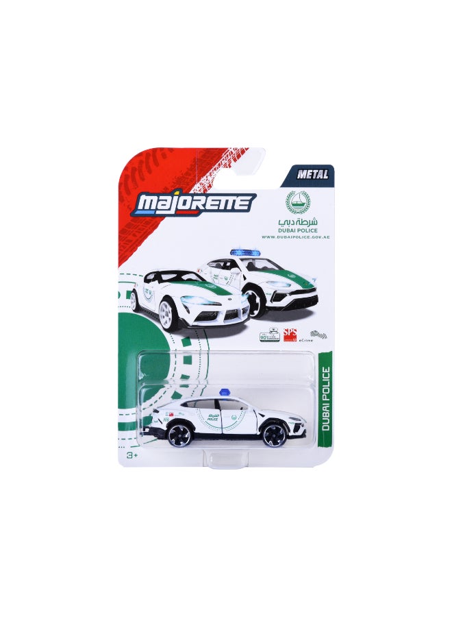 Majorette Dubai Police Single Pack Die Cast – LAMBORGHINI URUS (1:64 Scale) – Die-Cast Toy Car for Kids & Collectors - Image 2