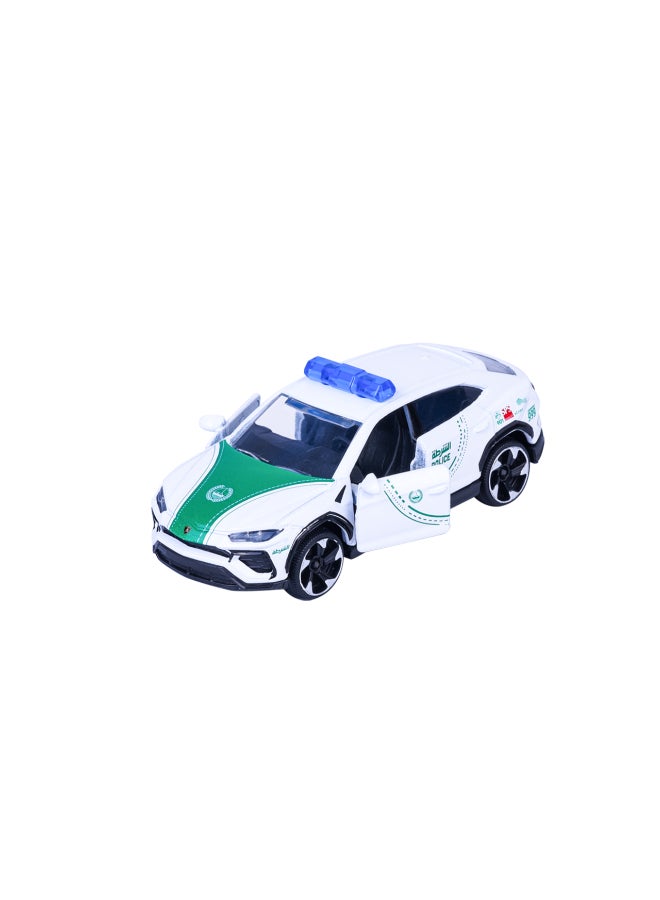 Majorette Dubai Police Single Pack Die Cast – LAMBORGHINI URUS (1:64 Scale) – Die-Cast Toy Car for Kids & Collectors - Image 3
