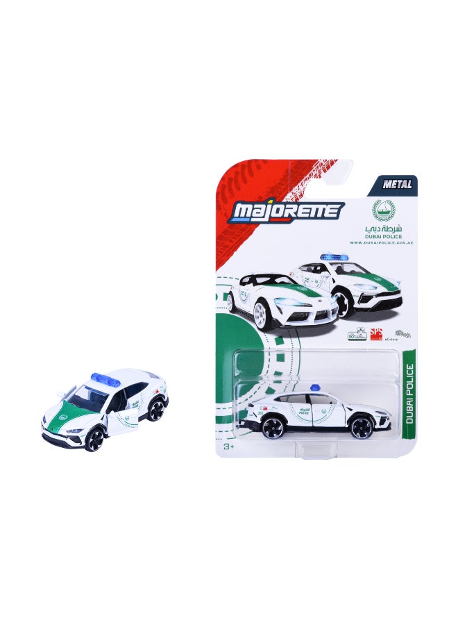 Majorette Dubai Police Single Pack Die Cast – LAMBORGHINI URUS (1:64 Scale) – Die-Cast Toy Car for Kids & Collectors - Image 1