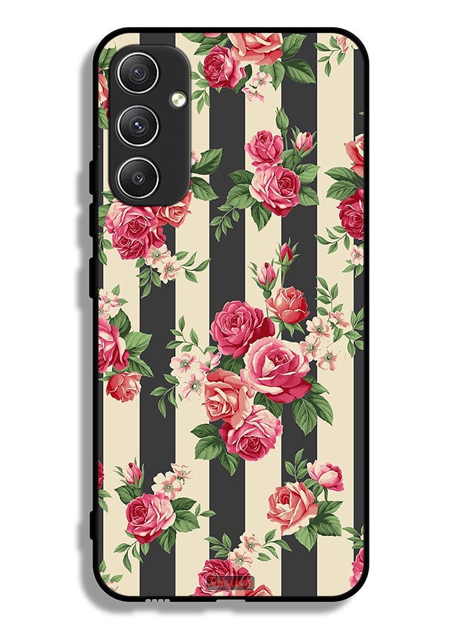 Tolwak Samsung Galaxy A34 5G Protective Case Cover Roses Pattern - Image 1