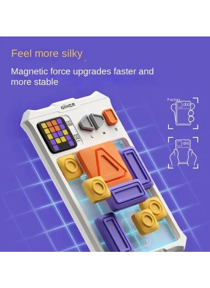 Giiker - GiiKER Super Slide Pro: 1000+ Levels of Magnetic Block-Sliding Brain-Training Fun with Magnetic Chess - Image 1