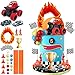 KEEPARTY 30PCS Truck Cake Decorations Truck Cake Toppers Red Blue Yellow Green Balls Race Car Cake Toppers for Truck Themed Racing Car Party Decorations Supplies - Image 3