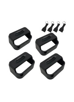 Car Seatbelt Buckle Guard, Child Seat Belt Lock Seatbelt Buckle Cover Seat Belt Lock Cover Black Seat Belt Lock, Buckle Guard for Kids/Special Needs, 4-Pack Fit Most Car (Expect Truck)