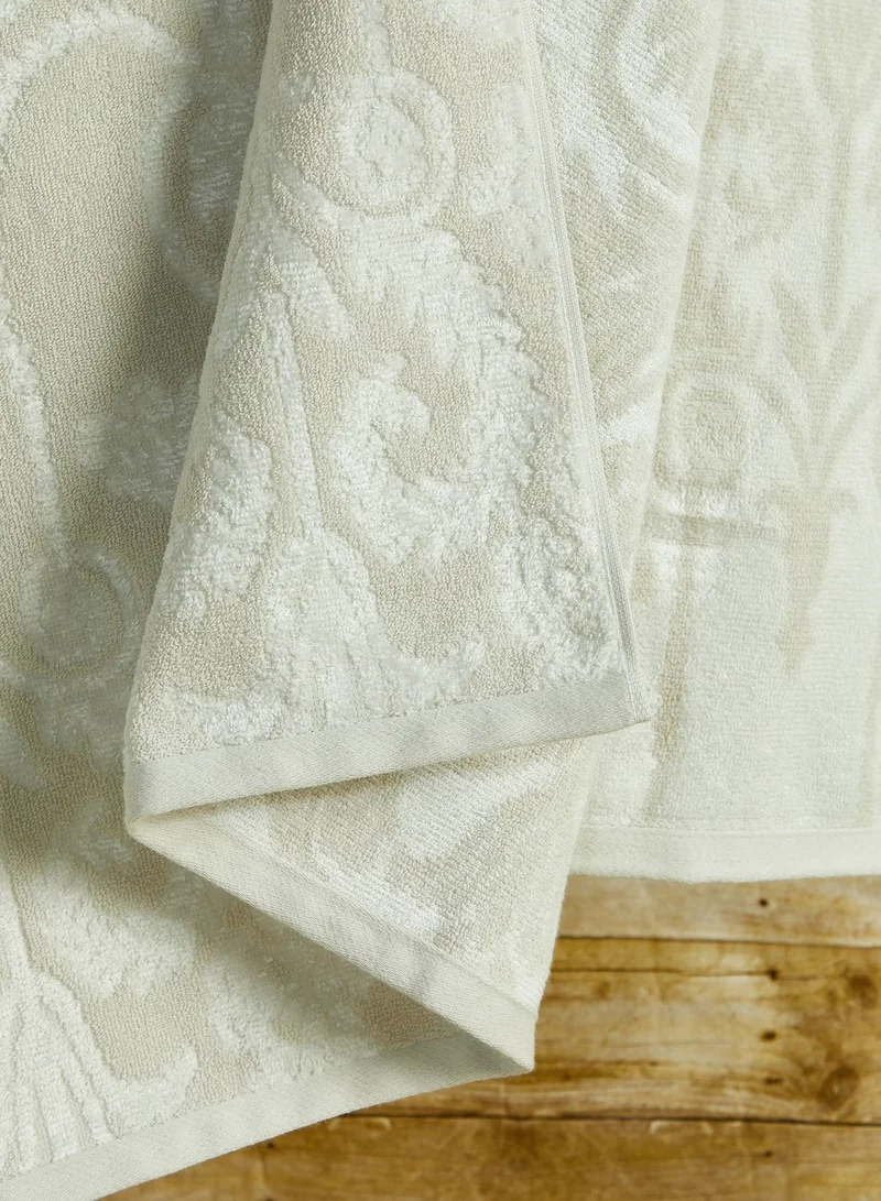 LAURA ASHLEY Josette Dove Grey Bath Towel 70X127Cm