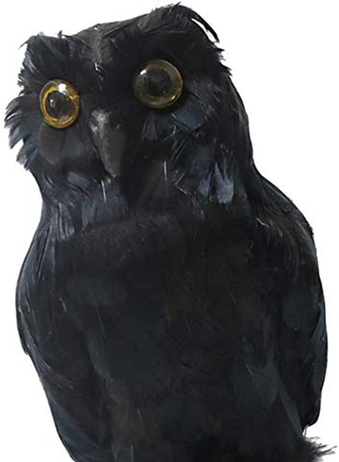 koTTIYA Artificial Owl Figurine Fake Feathered Owl Landscape Animal Ornaments Crafts, Garden & Yard Decoration - Image 4