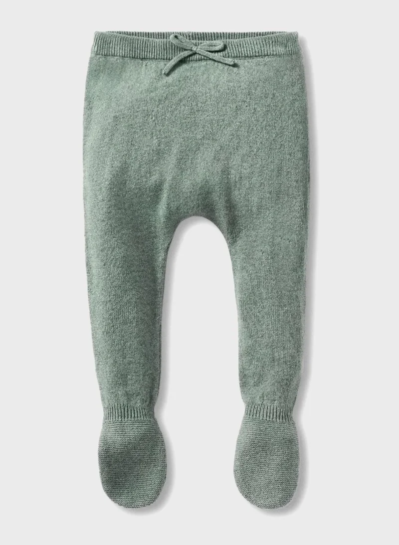MANGO Infant Knitted Footed Leggings