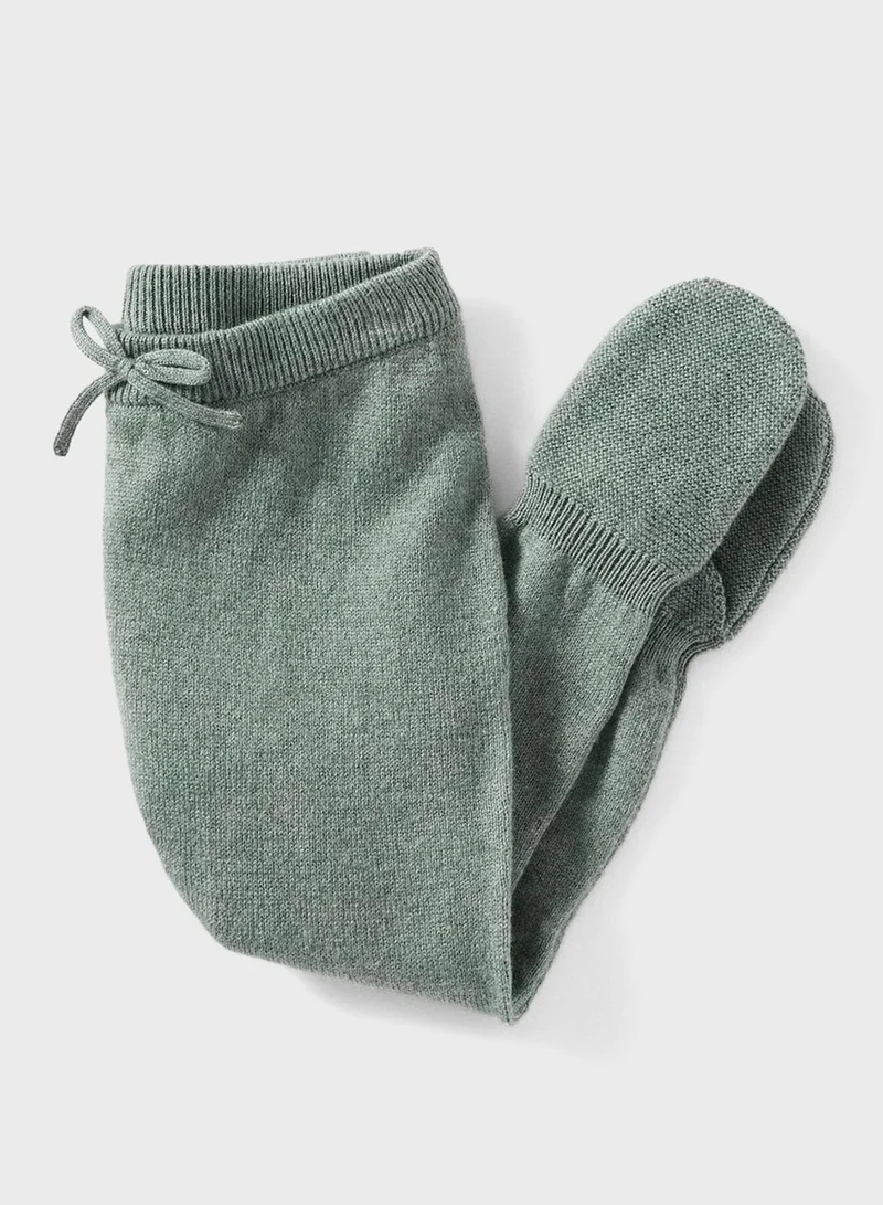 MANGO Infant Knitted Footed Leggings