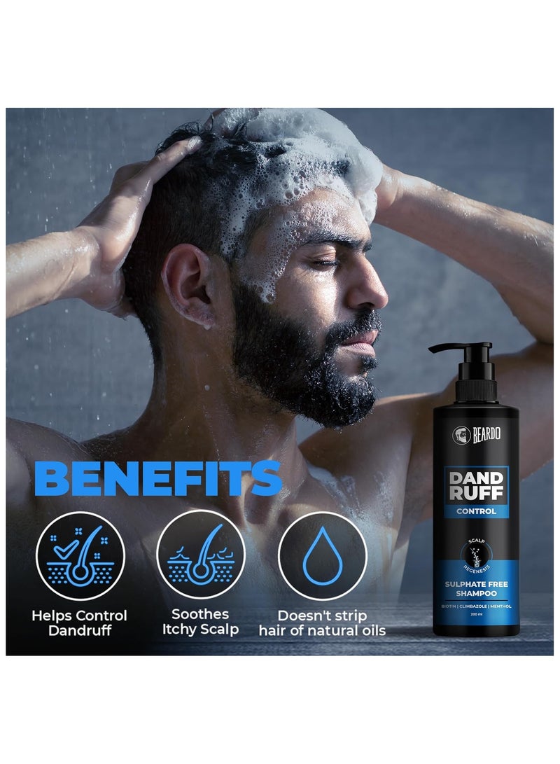 BEARDO Dandruff Control Sulphate Free Shampoo 200ml - Image 2