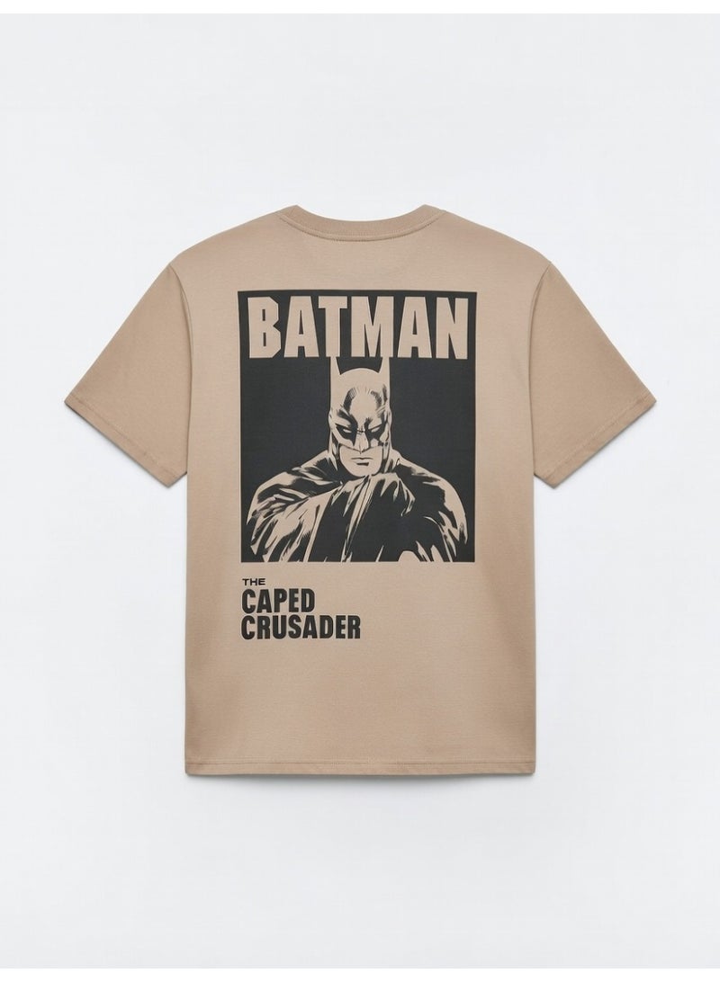 Batman MENS T-SHIRT OVERSIZE DROPPED SHOULDER T-SHIRT - Image 3