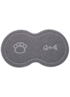 Silicone Pet Feeding Mat, Feeding Bowl Mat Waterproof Non-slip Pet Food PVC Mat for Cats and Dogs