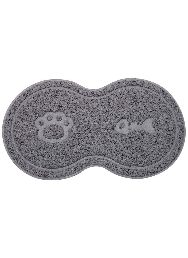 KASTWAVE - Silicone Pet Feeding Mat, Feeding Bowl Mat Waterproof Non-slip Pet Food PVC Mat for Cats and Dogs - Image 1