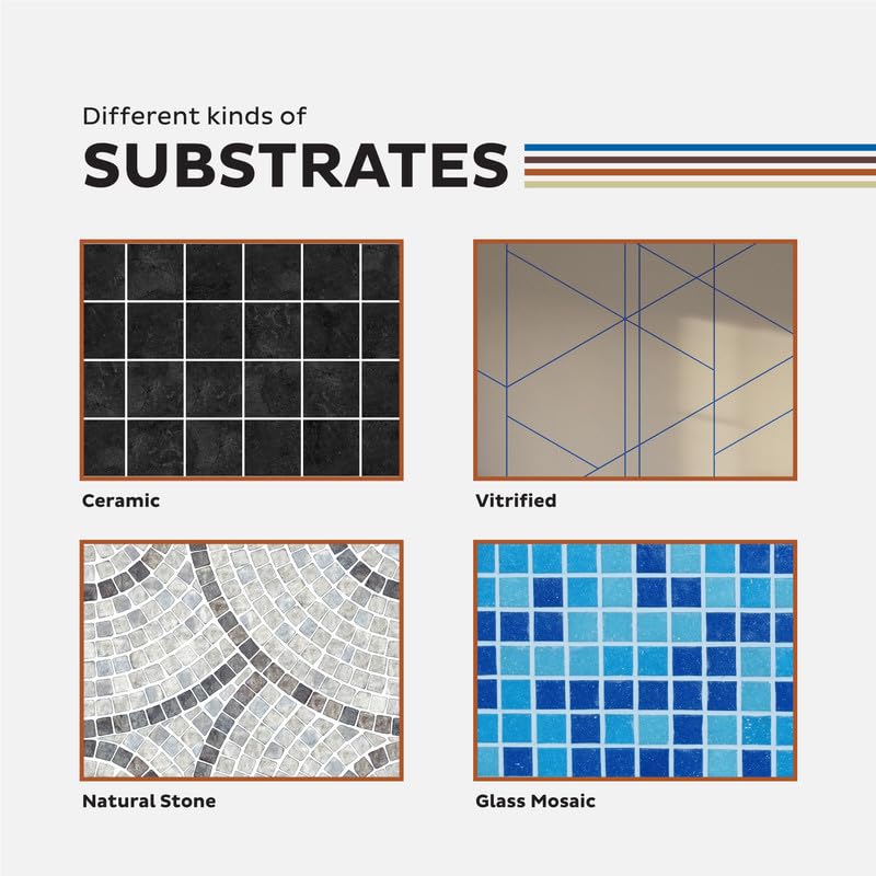 Pidilite ROFF STARLIKE [1 KG SNOW WHITE] 2 component | High performance epoxy grout with patented quartz technology - Image 4