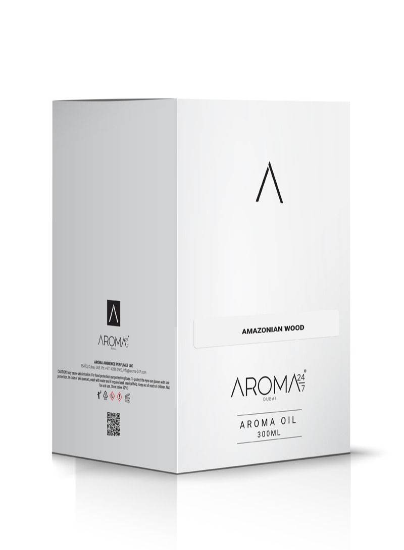 AROMA 24/7 Aroma Oil for Scent Diffusers - Amazonian Wood 300ML - Image 3