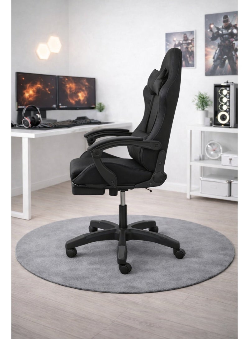 NZONE STORE Comfortable leather adjustable gaming chair with armrest, comfortable headrest and footrest, 360 degree rotation - Image 2