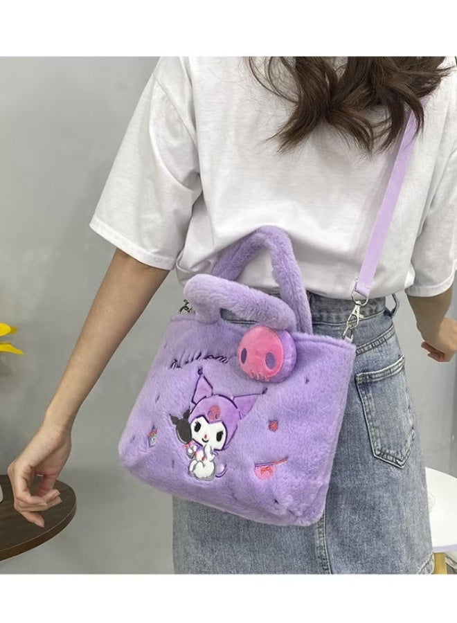 Sanrio plush crossbody bag with adjustable shoulder strap - Image 2