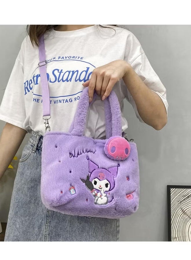 Sanrio plush crossbody bag with adjustable shoulder strap - Image 3