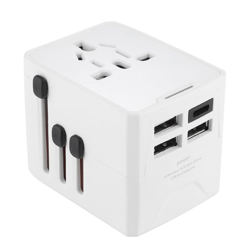 general JJTRAVEL Universal Adapter with Three USB Port and ONE C Type Port - Image 1