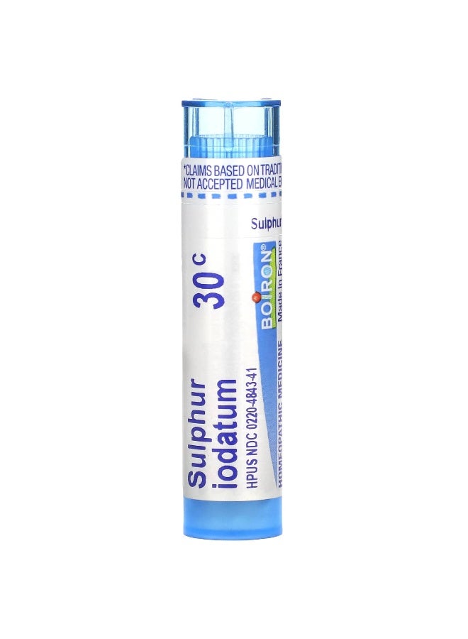 Boiron Boiron, Sulphur Iodatum, 30C, Cold Relief, Approx 80 Pellets  - Image 1