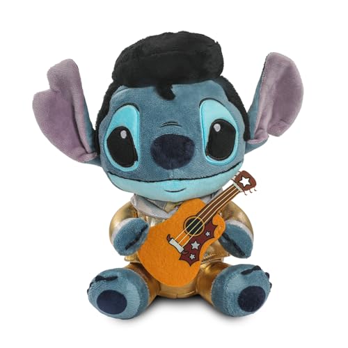 Kidrobot Disney Lilo and Stitch Collectible Gold Suit Elvis Stitch 8 Inch Stuffed Plush Phunny Figure by Kidrobot - Image 1