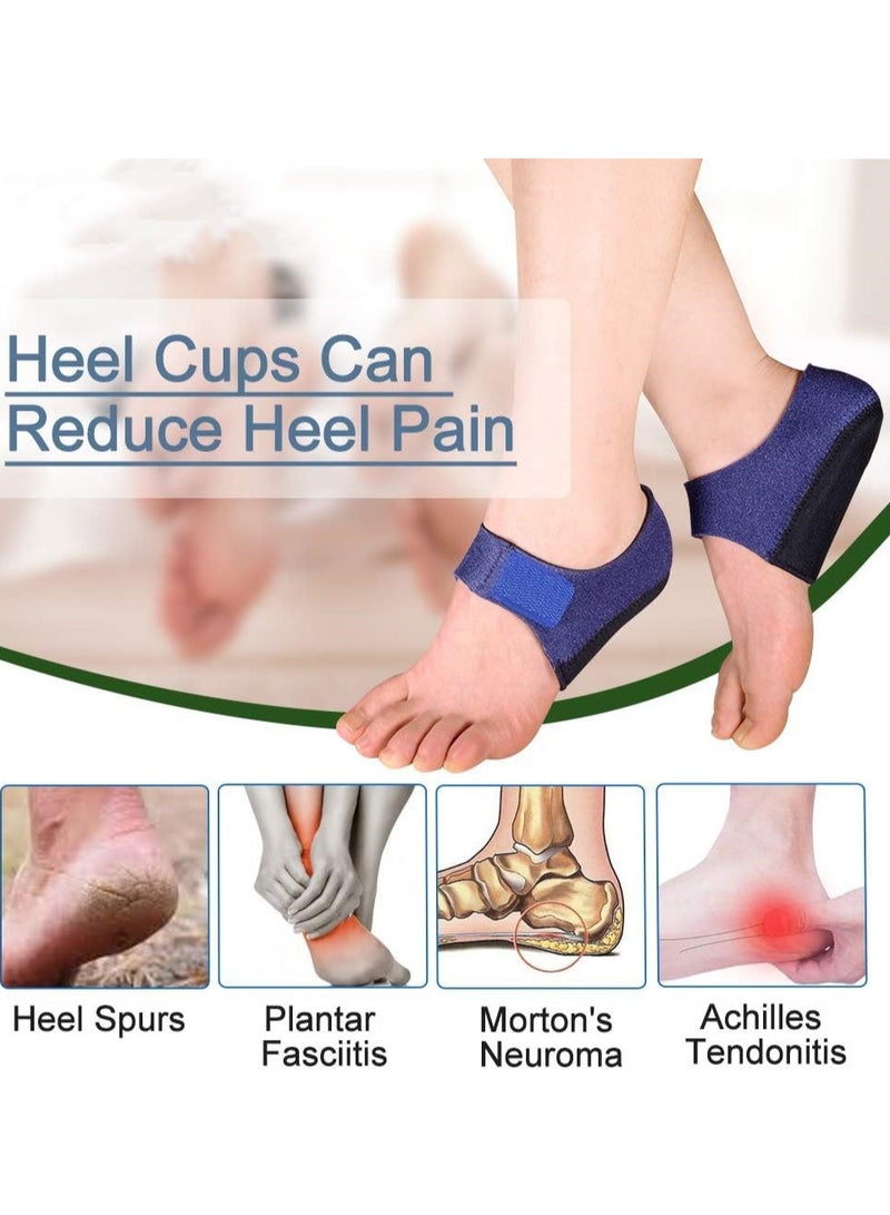 Generic 1PCS Heel Protectors,Heel Sleeves Pads,Heel Pads Cushion,Heel Support for Relieving Heel Pain from Plantar Fasciitis,Heel Spur,Tendinitis,Cracked Heels  - Image 2