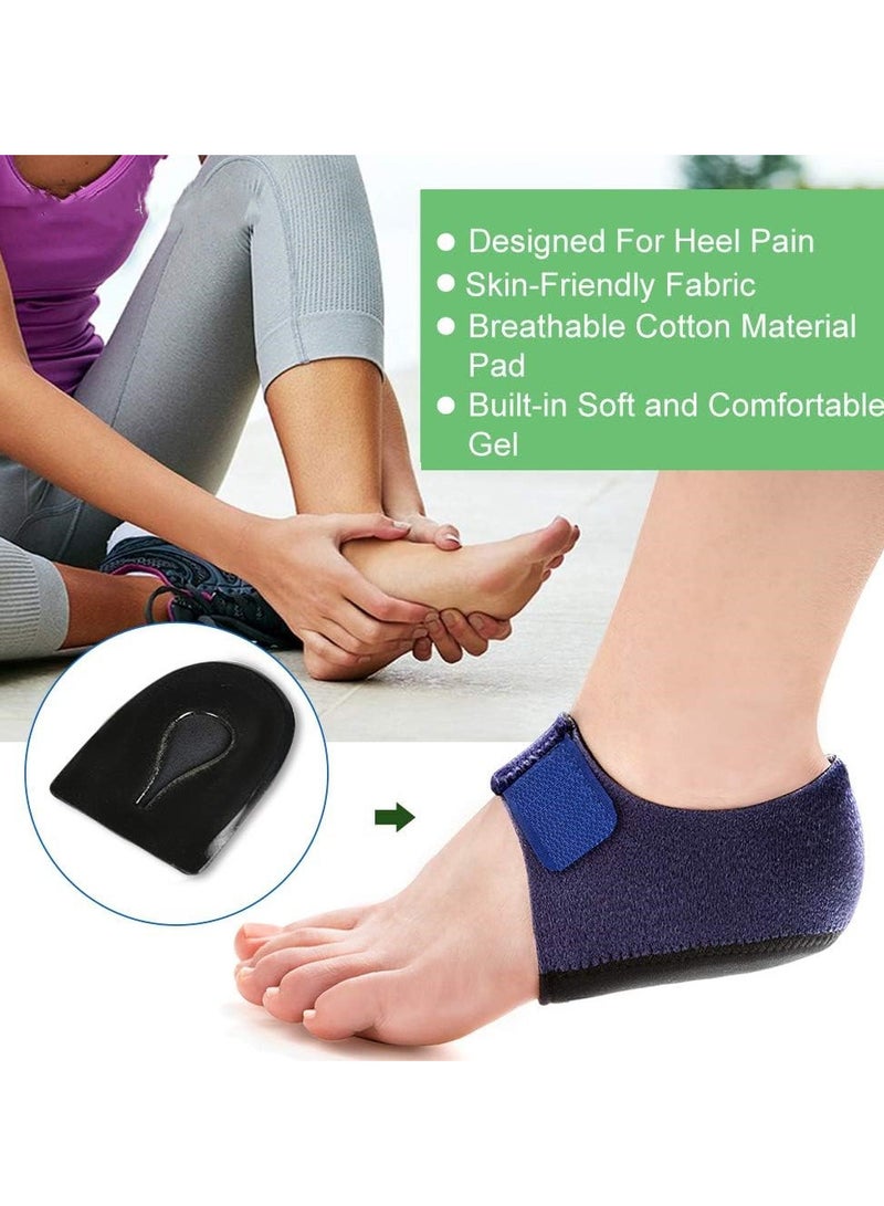 Generic 1PCS Heel Protectors,Heel Sleeves Pads,Heel Pads Cushion,Heel Support for Relieving Heel Pain from Plantar Fasciitis,Heel Spur,Tendinitis,Cracked Heels  - Image 3