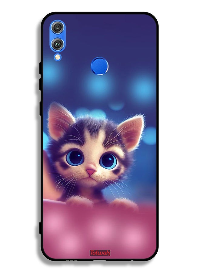 Tolwak Honor 8X Protective Case Cover Little Cat - Image 2