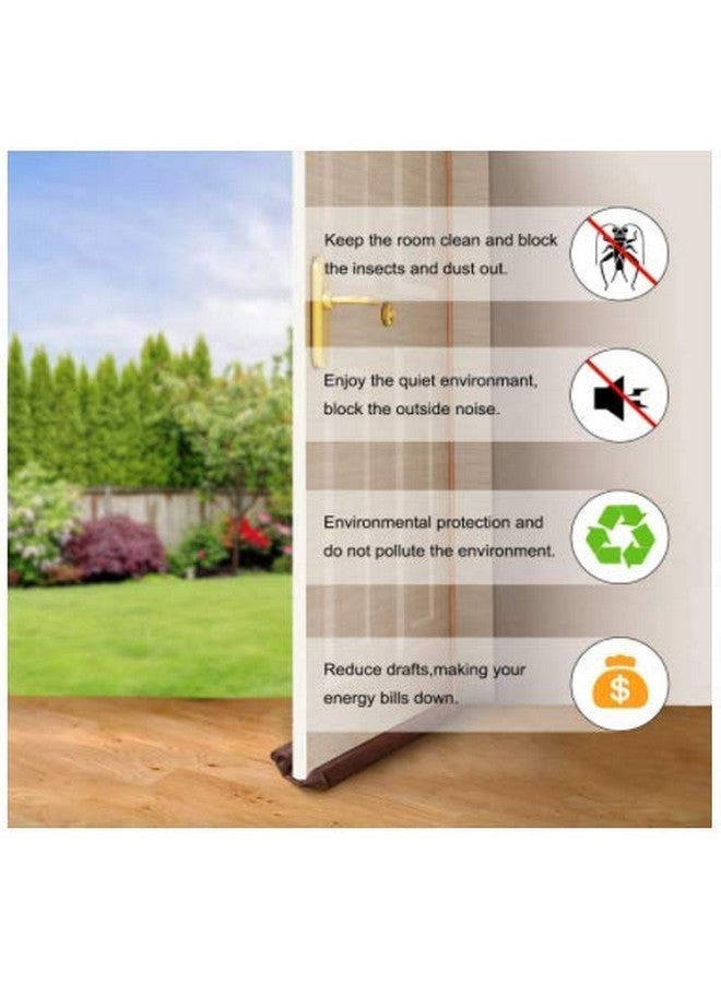 Radiant PVC Door Guard (39 Inches, Brown, Pack of 3) Gap Filler for Door Bottom Seal Strip - Sound-Proof, Reduce Noise, Energy Saving Door Stopper for Reduce Door Dust, Insects Protector - Image 5