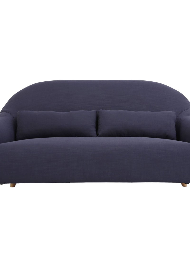 Baytonia - Rubinal 2-Seater Sofa - Dark Blue - Image 1
