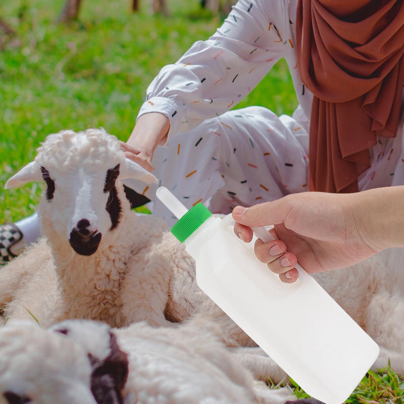 6 حزمة من حلمات تغذية الحملان طقم زجاجة الماعز للأغنام والعجول والماشية والحيوانات الصغيرة اليتيمة - Image 5