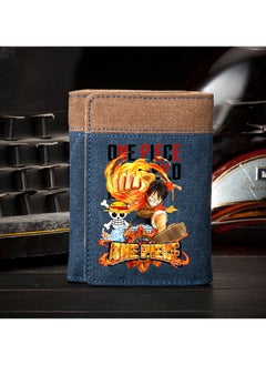 New ONE PIECE Canvas Vertical Wallet