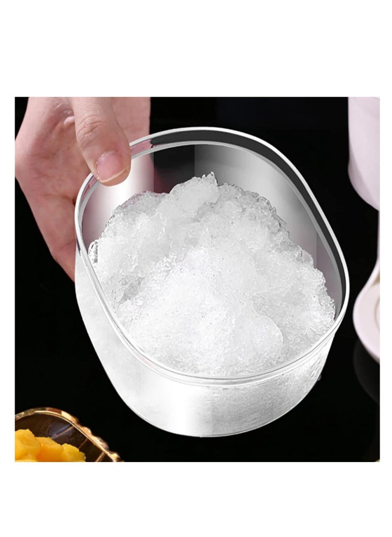 Y&D - Shaved Ice Machine,Portable Crusher Snow Cone Machine with Cube Tray,Manual for Home,BPA Free Shaver, - Image 1