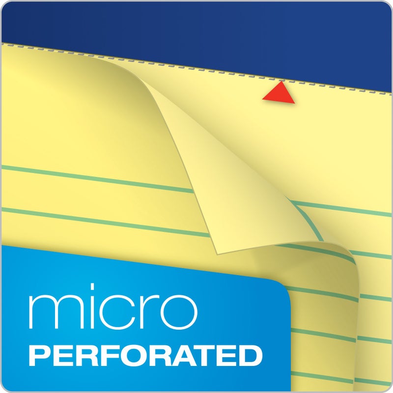Ampad Perforated Pad, Size 8-1/2 x 11-3/4, Canary Yellow Paper, Legal Ruling, 50 Sheets Per Pad (20-260), 50 Count (Pack of 12) - Image 4