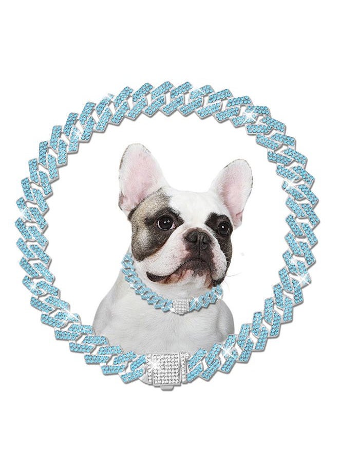 KOLODOGO - Metal Diamond Dog Chain Dog Training Chain with Secure Buckle Pet Collars for Large Medium Dogs - Image 1